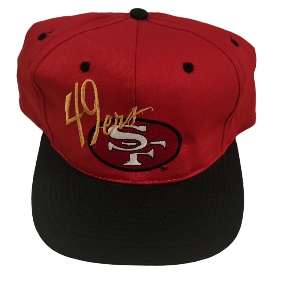 NFL Team Vintage San Francisco 49ers Red & Black Cap